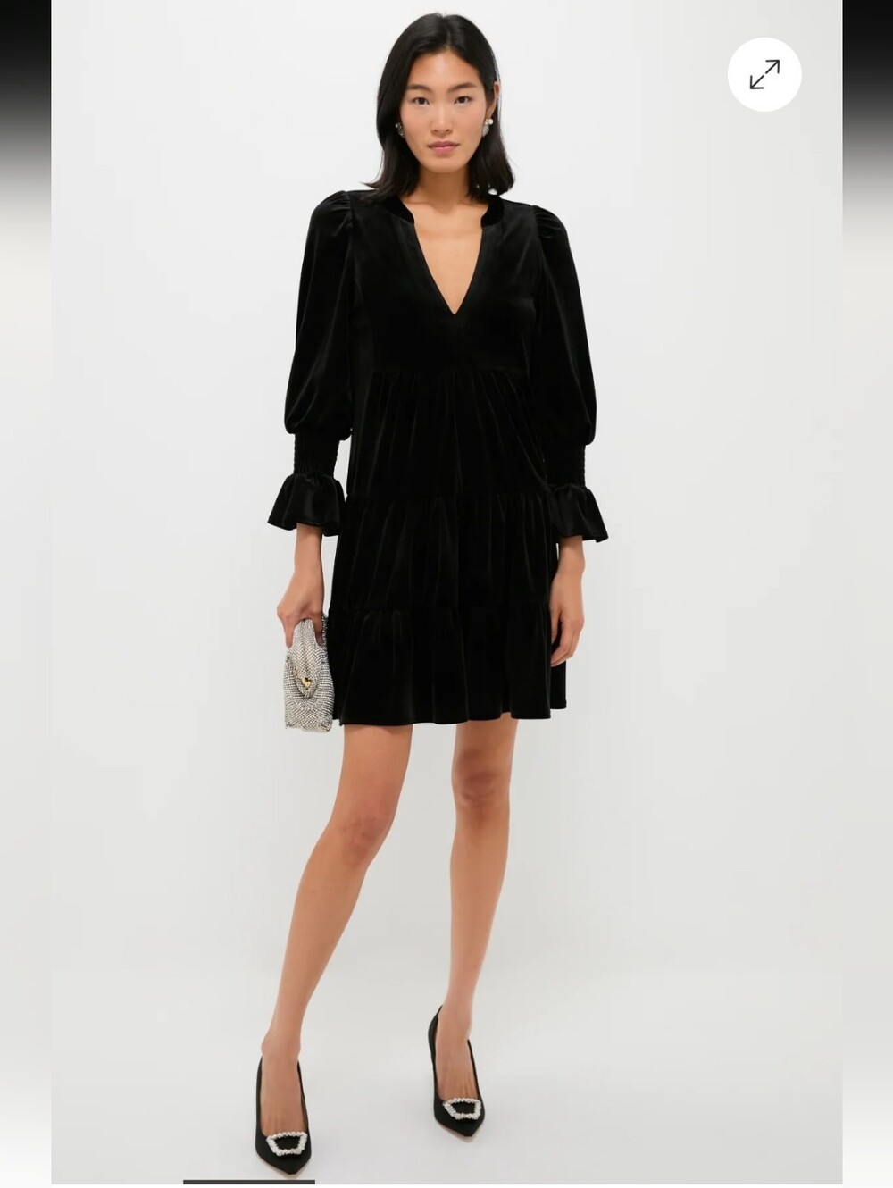 Tuckernuck POMANDER PLACE Black Velvet Kenzo Dress LARGE